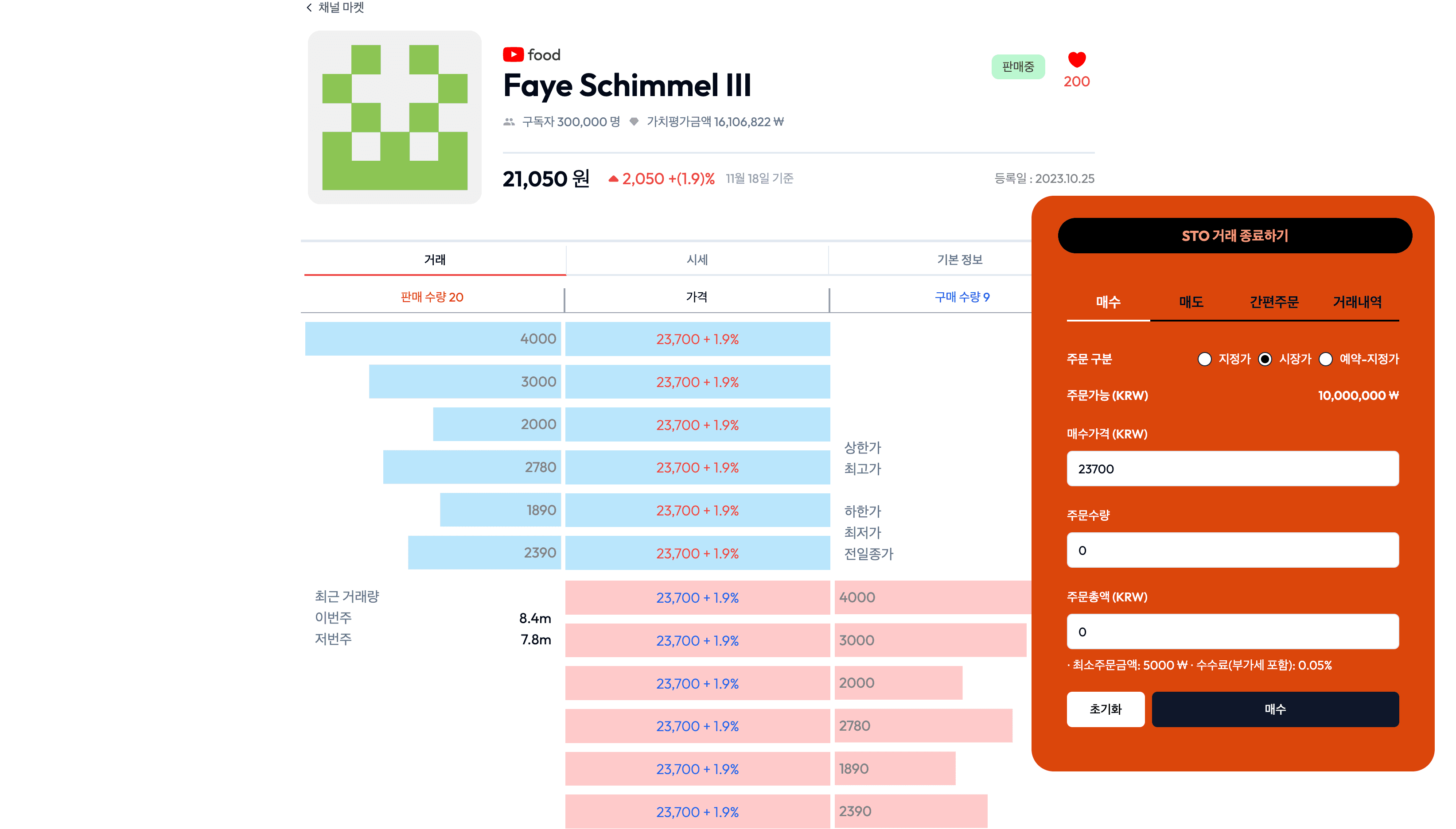 Youtuber STO POC Platform